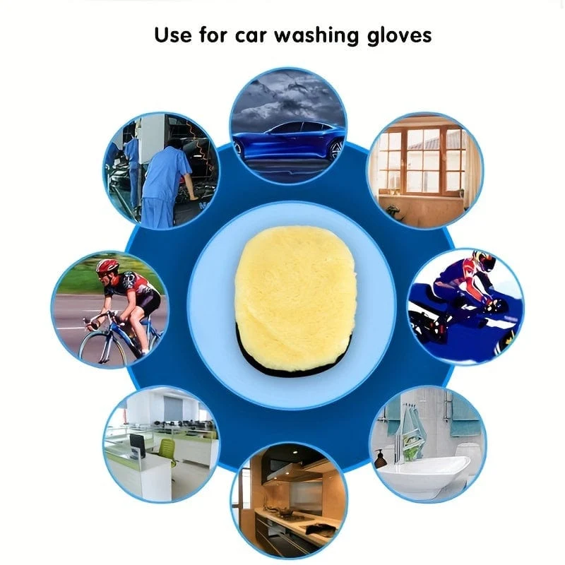 Autobürstenreiniger-Wollweiche Handschuhe 15*25cm für die Autoreinigung