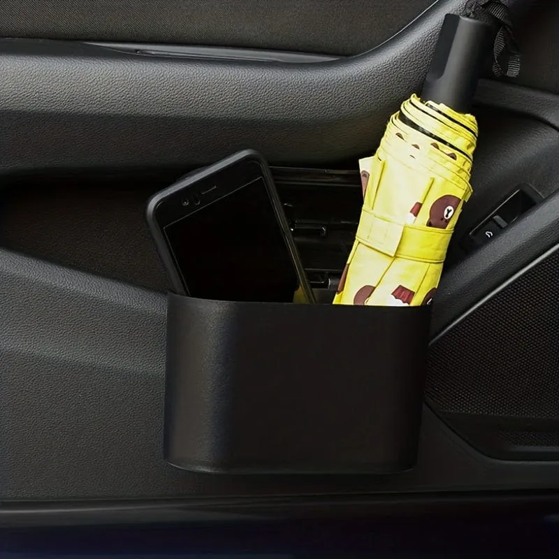 Auto-Mülleimer zum Aufhängen, Fahrzeug-Mülleimer, Staubschutzhülle, Aufbewahrungsbox, ABS, quadratisch, Presstyp, Mülleimer, Auto-Innenausstattung, Autozubehör