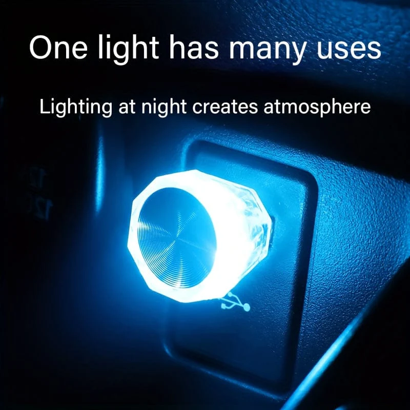 Buntes USB-Atmosphärenlicht zum Aufladen, kostenloses Plug-and-Play, dekoratives LED-Atmosphärenlicht