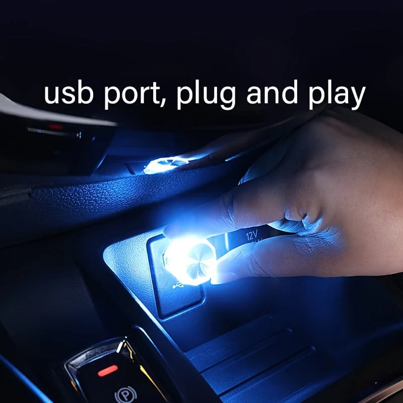 Buntes USB-Atmosphärenlicht zum Aufladen, kostenloses Plug-and-Play, dekoratives LED-Atmosphärenlicht