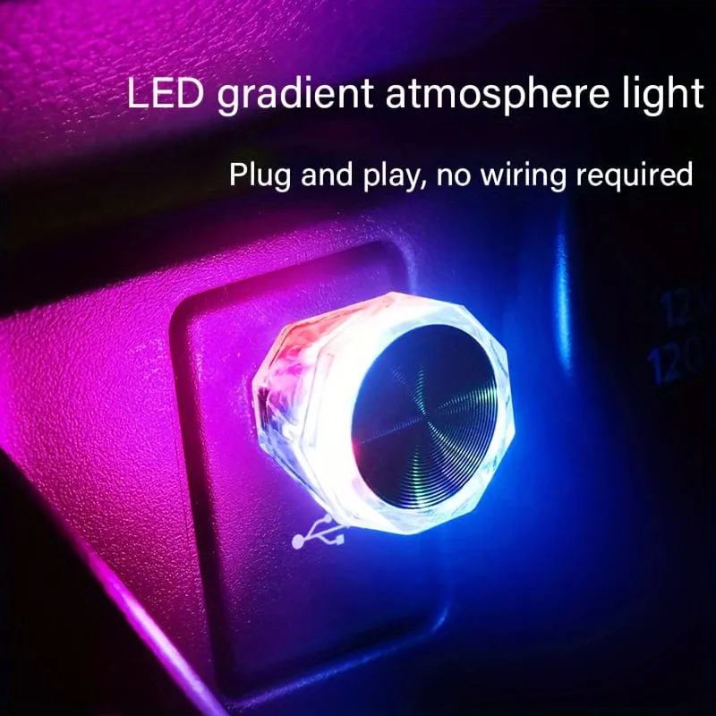 Buntes USB-Atmosphärenlicht zum Aufladen, kostenloses Plug-and-Play, dekoratives LED-Atmosphärenlicht