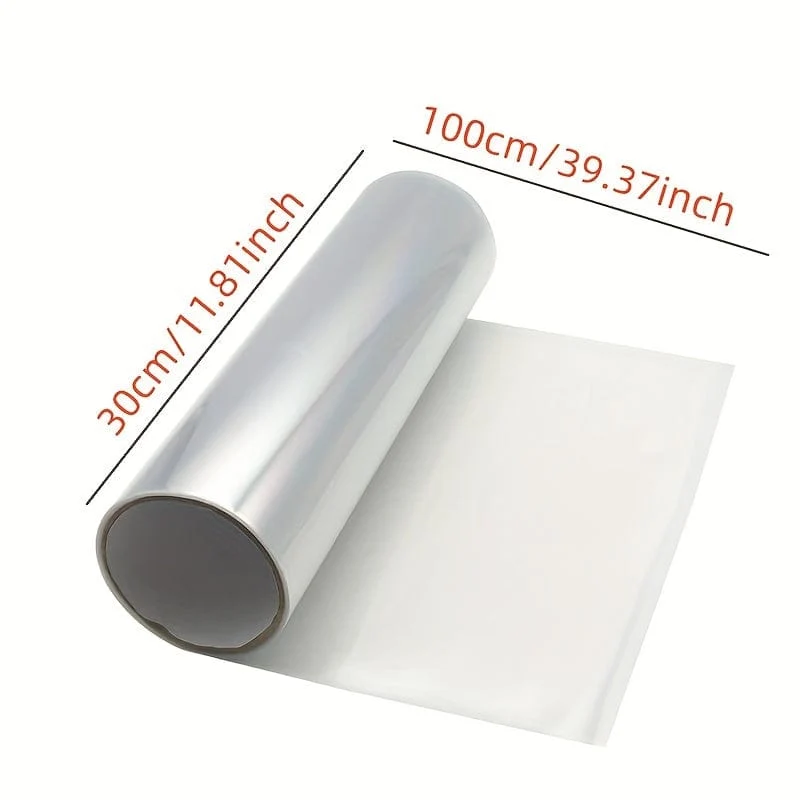 30 cm x 100 cm transparentes Auto-förmiges Scheinwerfer- und Rücklicht-Vinyl-Tönungsaufkleber-Lichtfolien-Set
