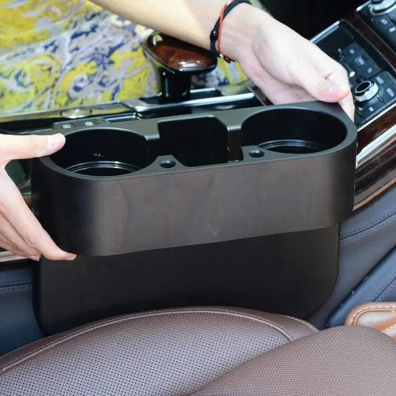 Auto Tasse Halter Auto Sitz Lücke Wasser Tasse Trinken Flasche Können Telefon Schlüssel Organizer Lagerung Halter Stehen Auto Styling Zubehör
