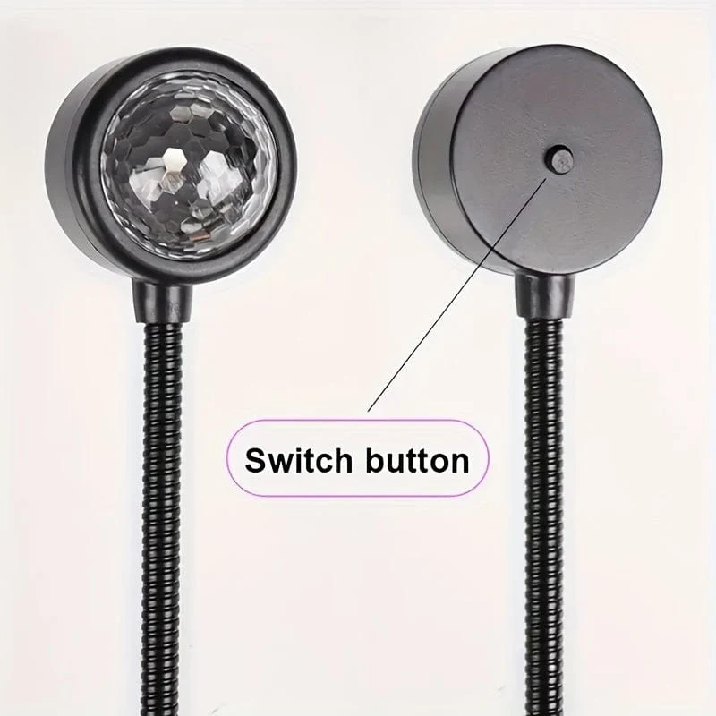 Auto Atmosphäre Lampe USB Dach Lampe Nachtlicht LED Farbe Lampe Sound Control Musik Auto Dekoration