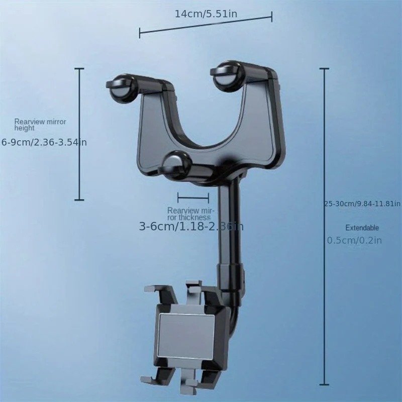 Universal Clip Drehbare Und Einziehbare Auto Telefon Halter Fahren Recorder Halterung DVR/GPS Handy Unterstützung