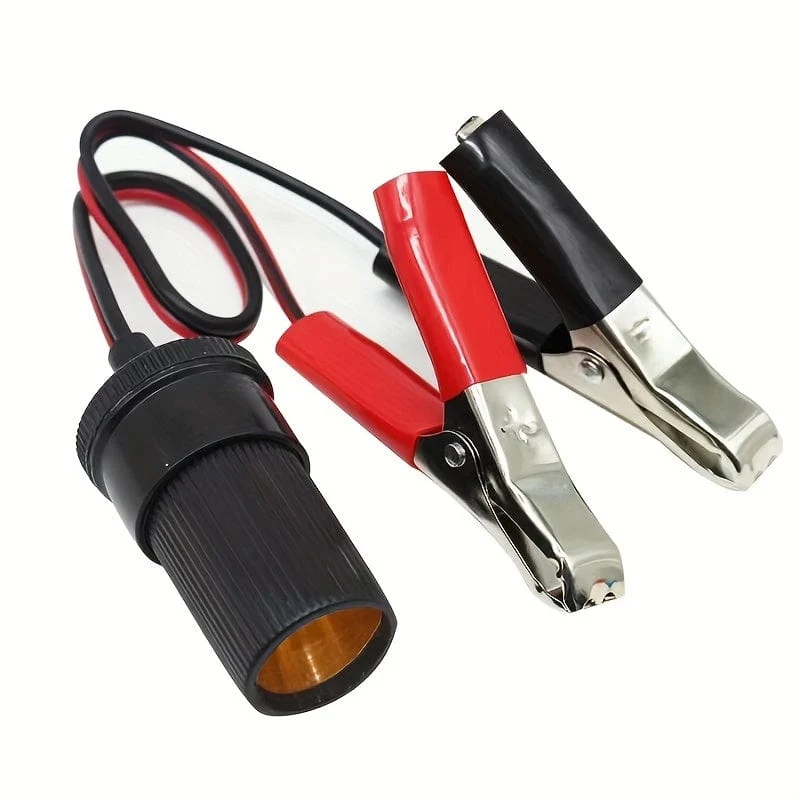 1 Set 12V Auto Batterie Terminal Clip-Auf Zigarette Leichter Klemme Steckdose Adapter Stecker Boot Auto USB ladegerät Auto Zubehör