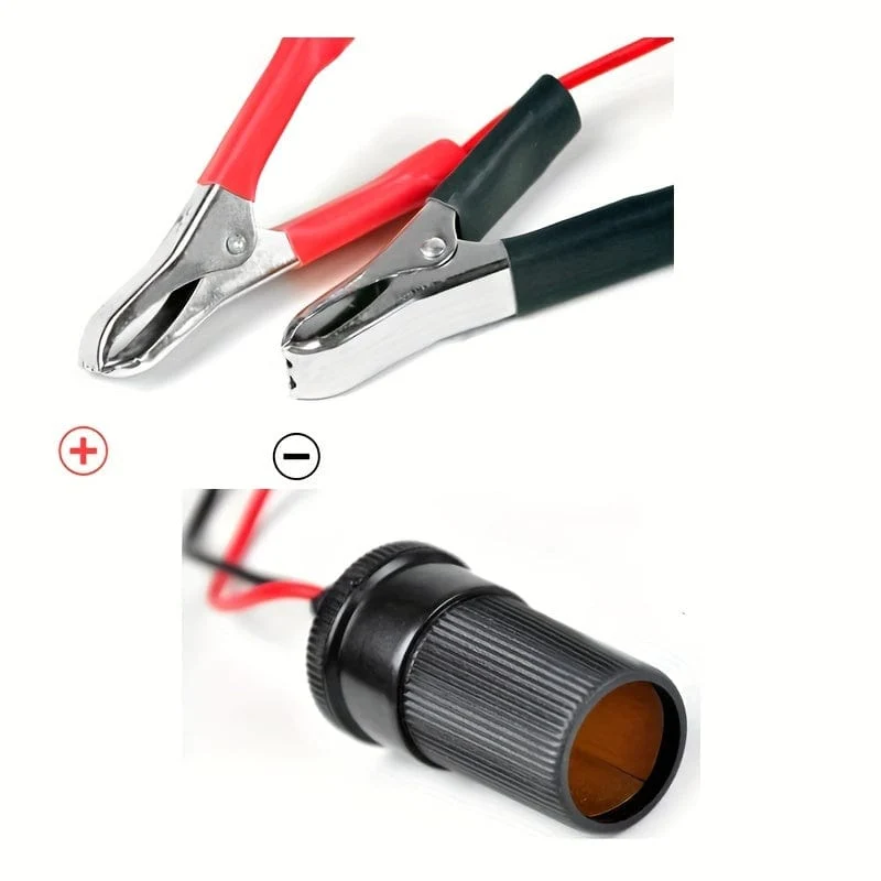 1 Set 12V Auto Batterie Terminal Clip-Auf Zigarette Leichter Klemme Steckdose Adapter Stecker Boot Auto USB ladegerät Auto Zubehör