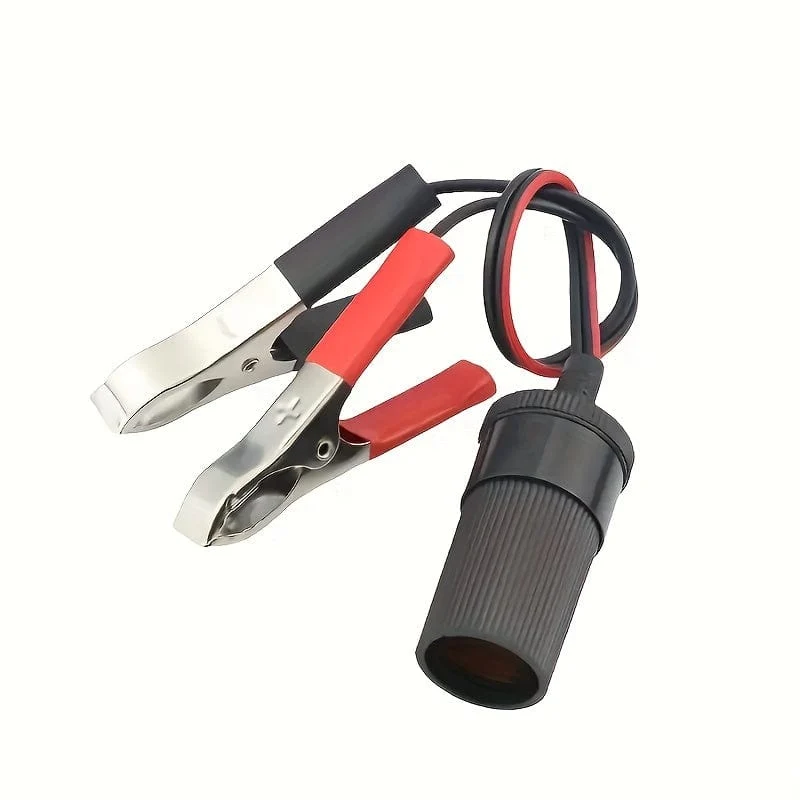 1 Set 12V Auto Batterie Terminal Clip-Auf Zigarette Leichter Klemme Steckdose Adapter Stecker Boot Auto USB ladegerät Auto Zubehör