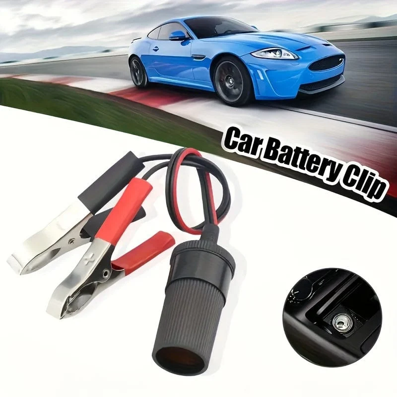 1 Set 12V Auto Batterie Terminal Clip-Auf Zigarette Leichter Klemme Steckdose Adapter Stecker Boot Auto USB ladegerät Auto Zubehör