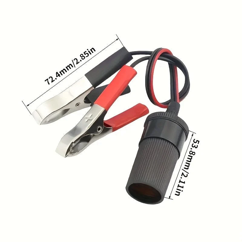 1 Set 12V Auto Batterie Terminal Clip-Auf Zigarette Leichter Klemme Steckdose Adapter Stecker Boot Auto USB ladegerät Auto Zubehör