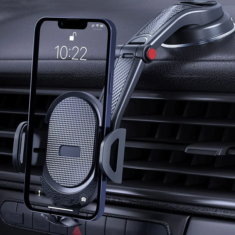 KFZ-Handyhalterung, Handyhalterung für Armaturenbrett und Windschutzscheibe im Auto, für universelle Autos, 360° drehbarer Handyhalter