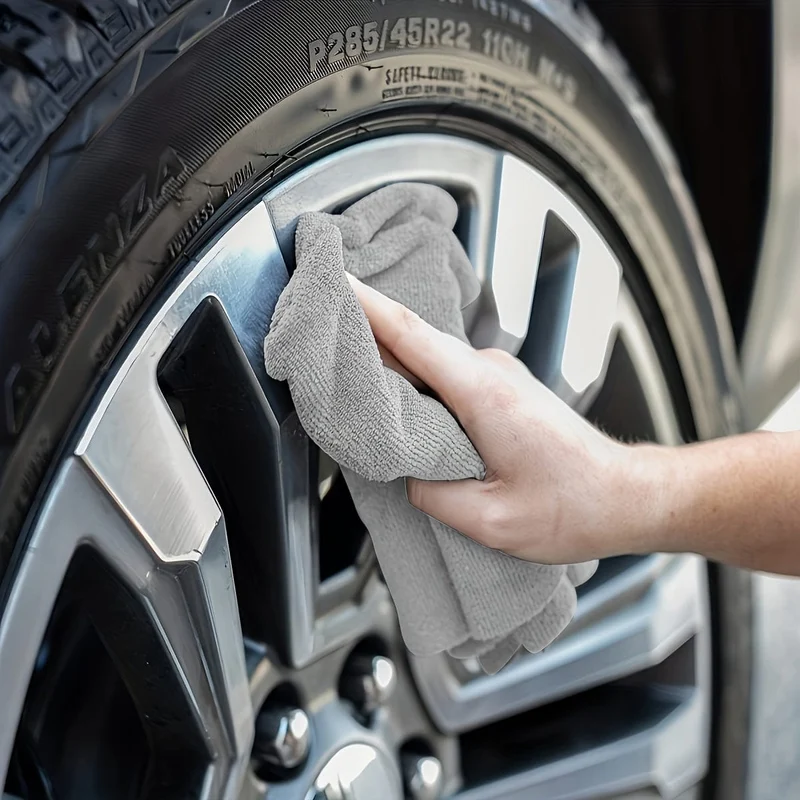 5/10 Stück Mikrofaser-Autohandtücher Reinigungstuch fürs Auto