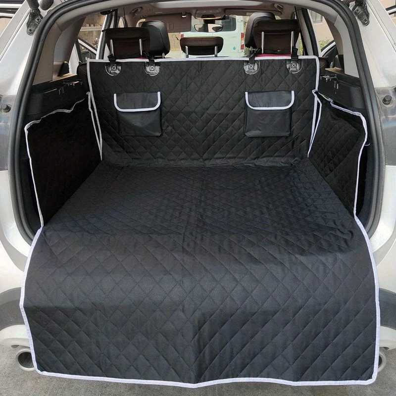 1 Stück Kofferraummatte für Autos, mit Aufbewahrungstasche, rutschfeste Kofferraummatte aus Kunststoff für Haustiere, rutschfeste Matte, schmutzabweisende Kofferraummatte