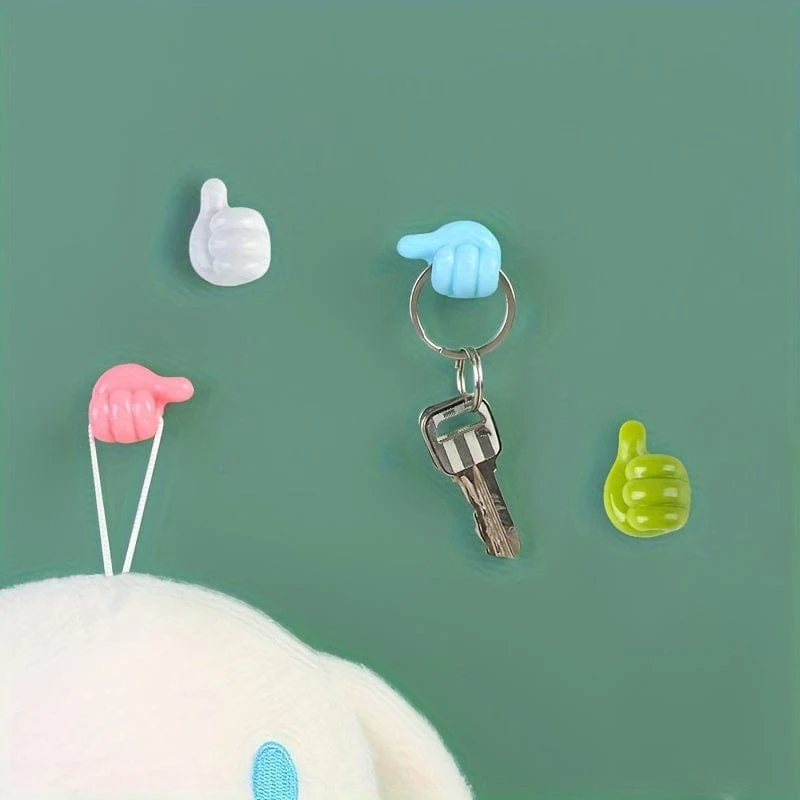 10 Stück handgeformte Gummihaken – die perfekte Gadget-Dekoration für die Organisation von Kabeln und Netzkabeln. (Zufällige Farbe)