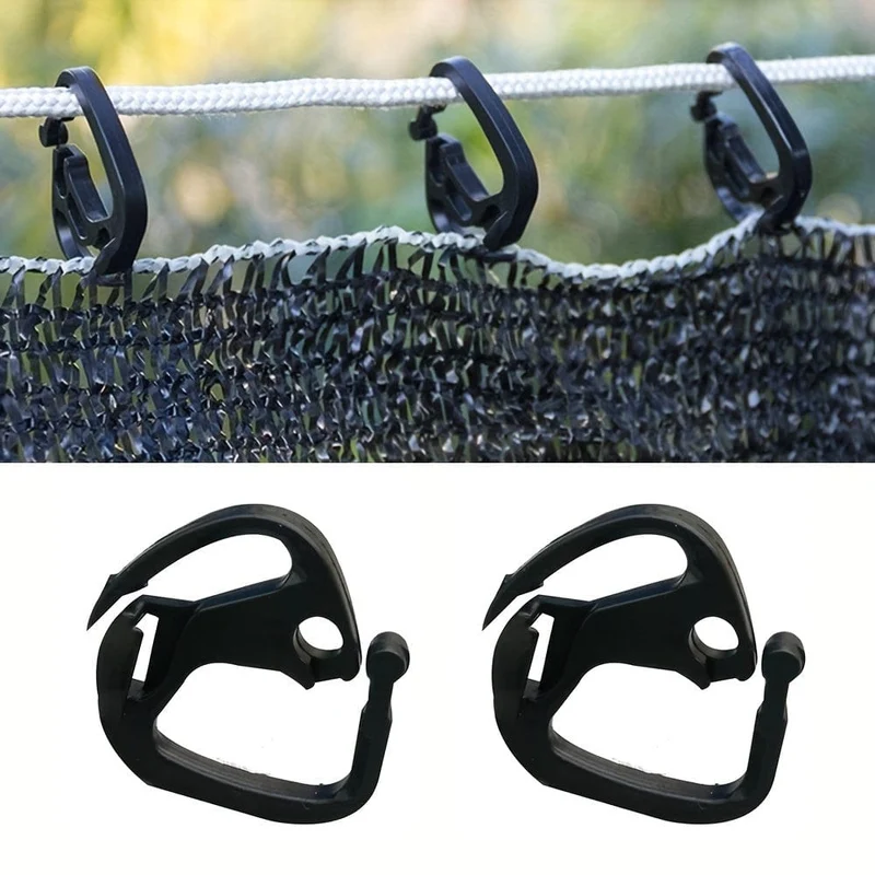30 Stück Schattennetz-Clips, Halter-Befestigungsclip, Erweitern von Gewächshäusern, Tuch-Clip-Haken, Landwirtschafts-Sonnenschutz-Außenhof-Verschluss