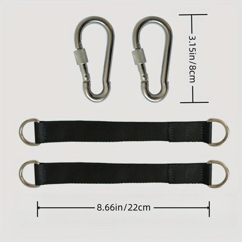 1pc Baum Schaukel Sling Set Heavy Duty Camping Hängematte Sling mit Sicherheit Riegel und Tragetasche Geeignet für alle Schaukel Arten Outdoor Sling
