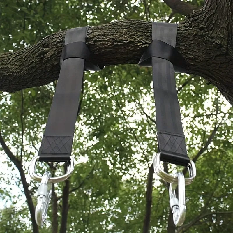 1pc Baum Schaukel Sling Set Heavy Duty Camping Hängematte Sling mit Sicherheit Riegel und Tragetasche Geeignet für alle Schaukel Arten Outdoor Sling