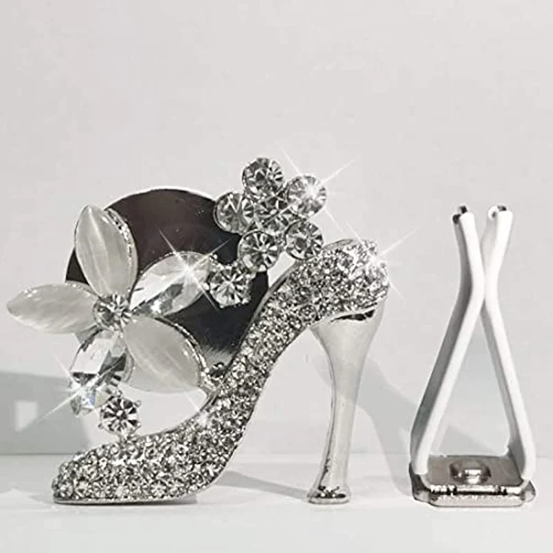 2 Stück Bling High Heel Bag Auto Lufterfrischer Clips für Frauen Auto Air Outlet Dekoration