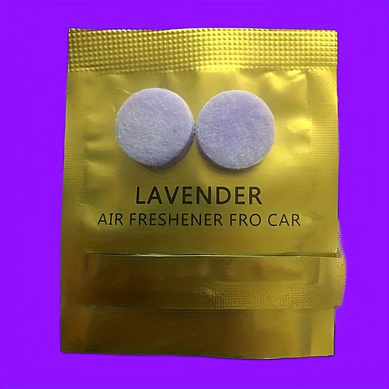 12 Stück Auto-Parfüm-Tabletten, Lufterfrischer-Nachfüllungen, geeignet für den Innenraum des Autos und einen Familienduft für eine lange Zeit
