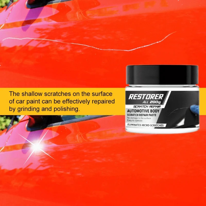 200 g Auto-Kratzer-Reparaturset – Lackkratzer sofort entfernen, reparieren und polieren!