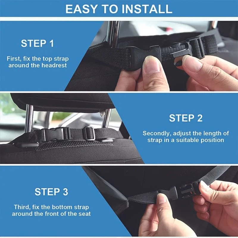1 Stück Autositz-Anti-Kick-Pad, Sitz-Rückenlehnen-Anti-Kick-Pad, Rücksitz-Schutzpolster, Sitzbezug, Autozubehör, Weihnachtsgeschenk