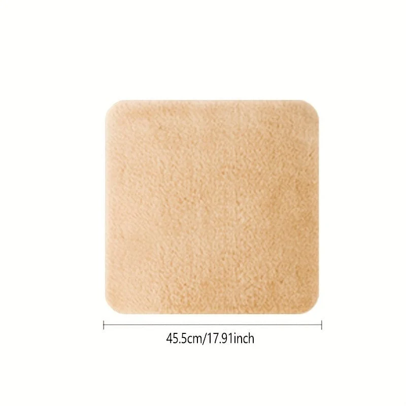 1pc Auto Sitzkissen Winter Plüsch Winter Wärme Dicke Wolle Quadrat Kissen, Weiche Wolle Faux Kaninchen Fell auto Sitzbezüge