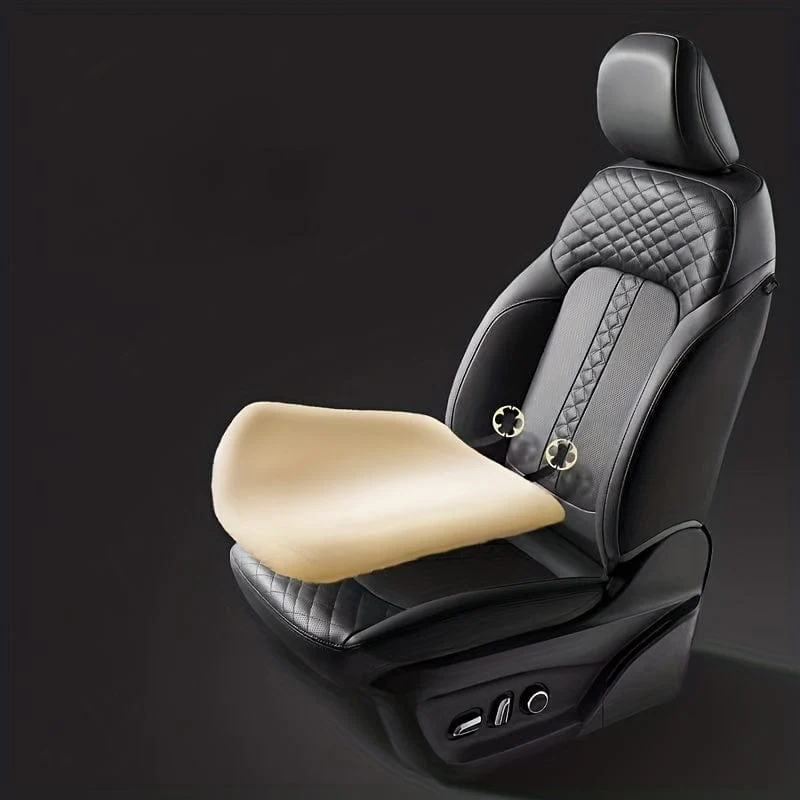 1pc Auto Sitzkissen Winter Plüsch Winter Wärme Dicke Wolle Quadrat Kissen, Weiche Wolle Faux Kaninchen Fell auto Sitzbezüge