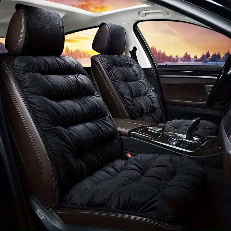 1pc Auto Sitzkissen Winter Plüsch Winter Unten Warme Dick Einzigen Sitz Weiche Rückenlehne Universal Explosion-proof Sitz kissen Abdeckung