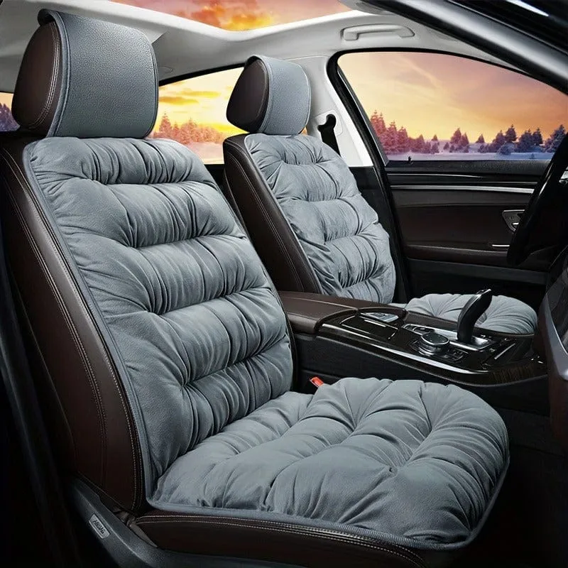 1pc Auto Sitzkissen Winter Plüsch Winter Unten Warme Dick Einzigen Sitz Weiche Rückenlehne Universal Explosion-proof Sitz kissen Abdeckung