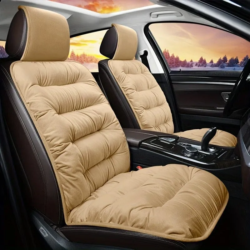 1pc Auto Sitzkissen Winter Plüsch Winter Unten Warme Dick Einzigen Sitz Weiche Rückenlehne Universal Explosion-proof Sitz kissen Abdeckung