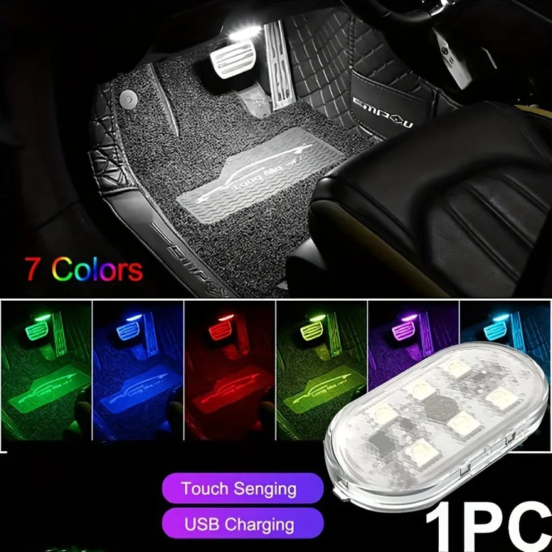 Verschönern Sie Ihr Fahrzeug mit diesem wiederaufladbaren LED-Auto-Touch-Licht!