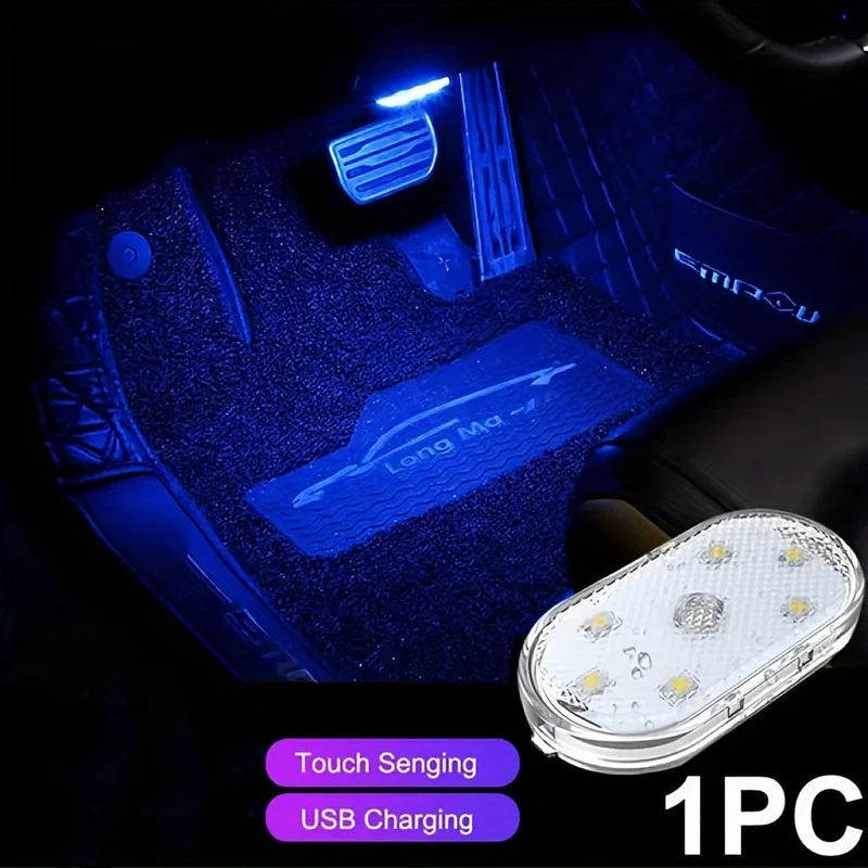 Verschönern Sie Ihr Fahrzeug mit diesem wiederaufladbaren LED-Auto-Touch-Licht!