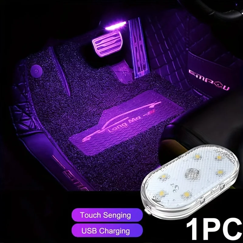 Verschönern Sie Ihr Fahrzeug mit diesem wiederaufladbaren LED-Auto-Touch-Licht!