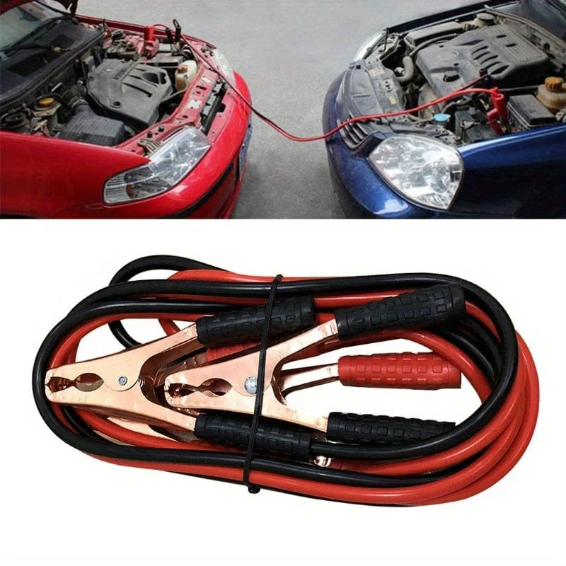 1 paar 500A Auto Power Lade Booster Kabel Krokodilklemme Batterie Jumper Draht Notfall Auto Draht Brennen Linie
