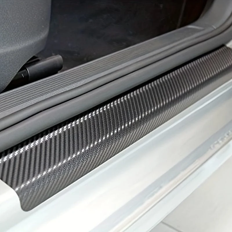 4 Stück Anti-Kick-Aufkleber für die Autotürschwelle: Schützen Sie Ihr Auto vor Kratzern und verbessern Sie seinen Stil!
