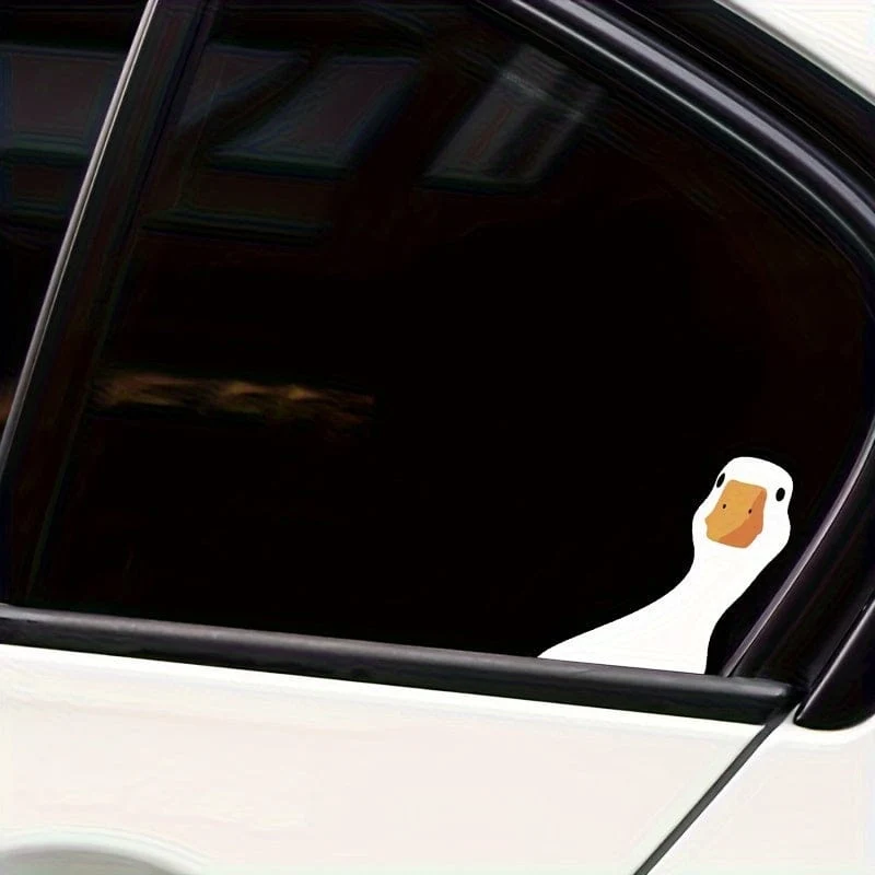 1 Stück Autoaufkleber Ente niedlich Auto LKW Outdoor Fensteraufkleber