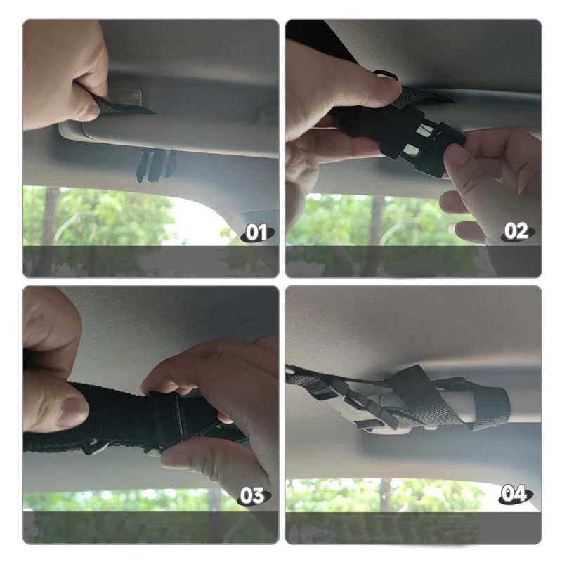 Maximieren Sie den Stauraum Ihres Autos mit diesem großen Decken-Gepäcknetz – perfekt für lange Reisen und Camping!