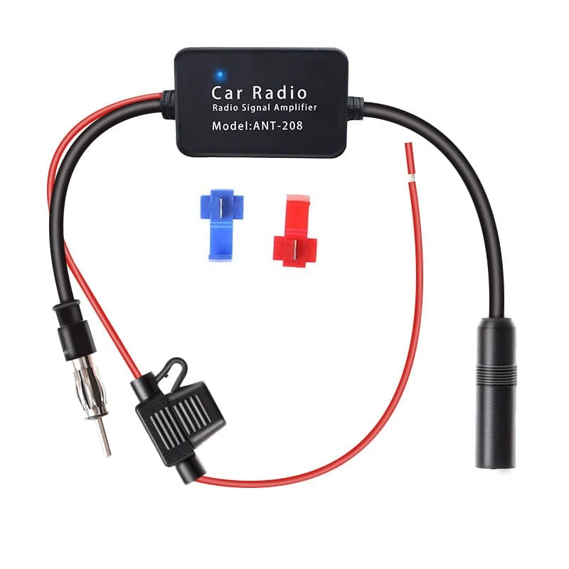 12V Universal Auto Automobil FM/AM Radio Signal Verstärker Anti-störungen Auto Antenne FM Booster Amp Windschutzscheibe montiert Automobil Teile