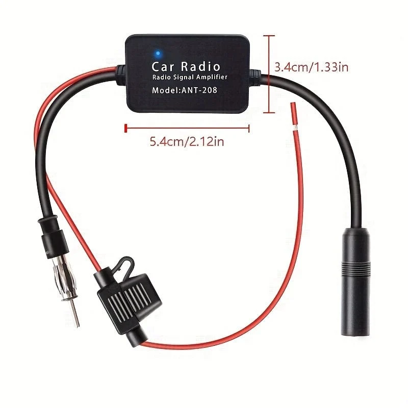 12V Universal Auto Automobil FM/AM Radio Signal Verstärker Anti-störungen Auto Antenne FM Booster Amp Windschutzscheibe montiert Automobil Teile