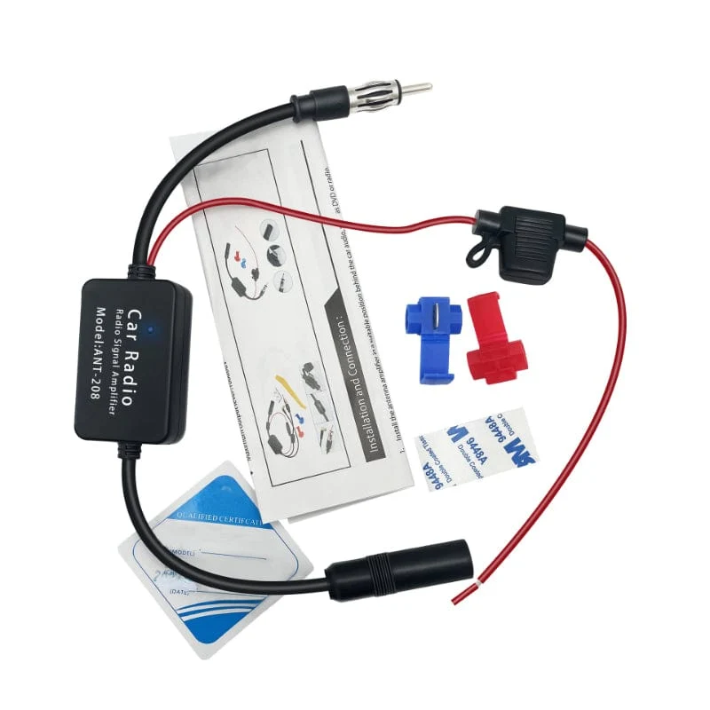 12V Universal Auto Automobil FM/AM Radio Signal Verstärker Anti-störungen Auto Antenne FM Booster Amp Windschutzscheibe montiert Automobil Teile