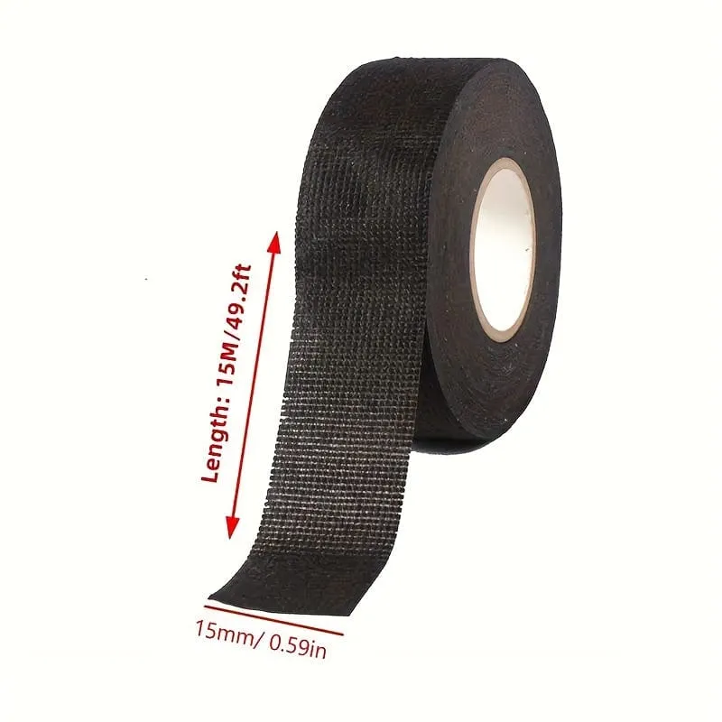 1pc Automotive Kabelbaum 51618 Samt Tuch Band Schallschutz Band Hohe Temperatur Beständig Stoff Basis Kabelbaum Band