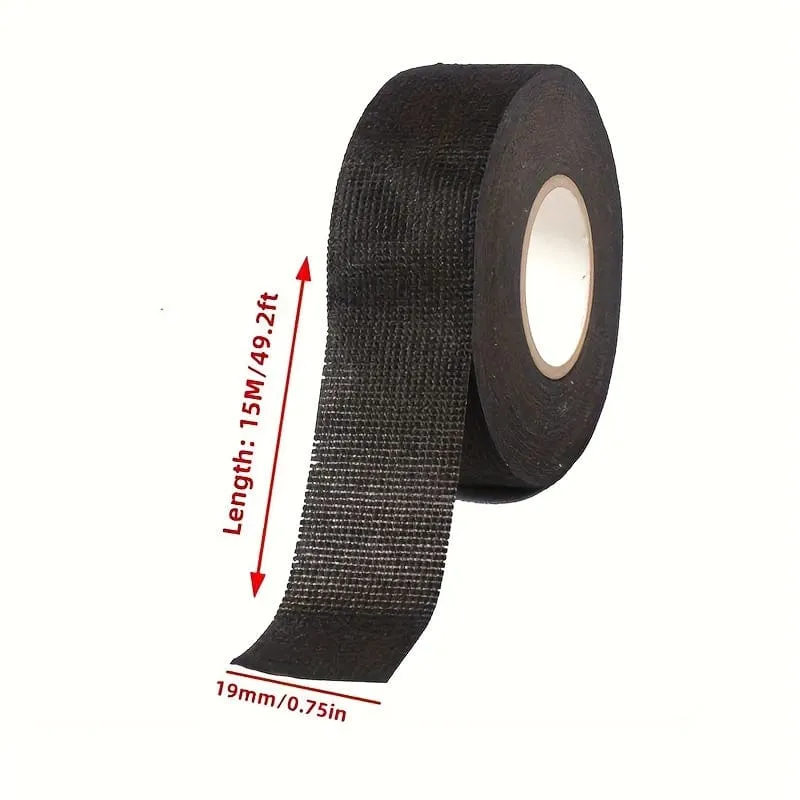 1pc Automotive Kabelbaum 51618 Samt Tuch Band Schallschutz Band Hohe Temperatur Beständig Stoff Basis Kabelbaum Band