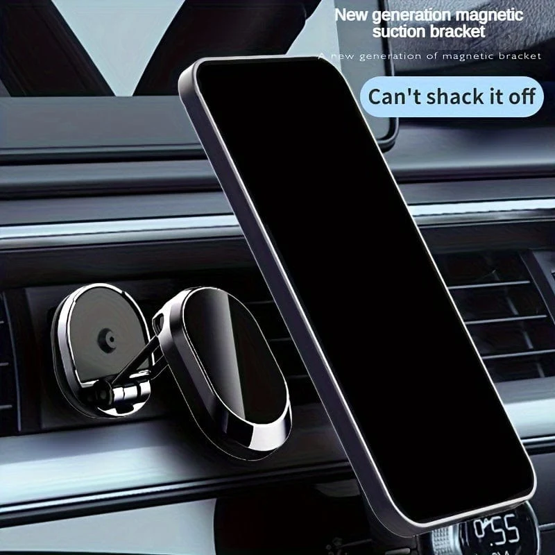 Intelligente magnetische Autotelefonhalterung: Halten Sie Ihr Telefon für die GPS-Navigation sicher montiert
