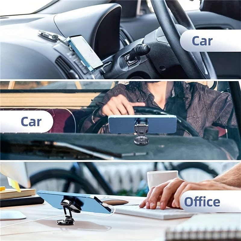Intelligente magnetische Autotelefonhalterung: Halten Sie Ihr Telefon für die GPS-Navigation sicher montiert