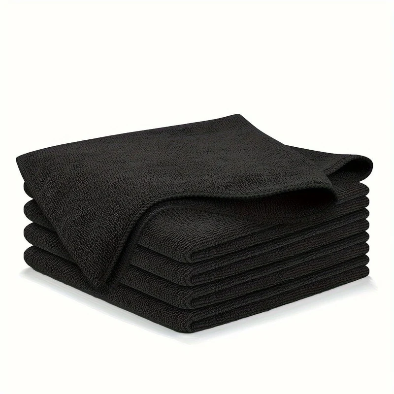 Schwarzes Set Towel Master Autohandtücher, super saugfähig, weich und schnell trocknend