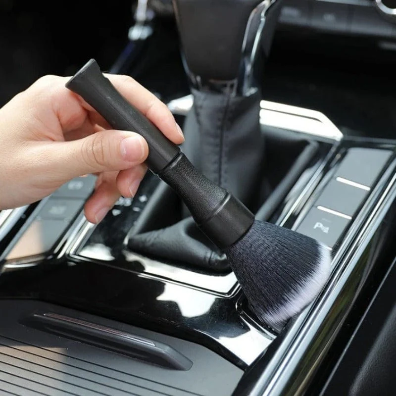 1pc Auto Reinigung Pinsel Faser Super Weiche Detail Pinsel Auto Innen Elektro Staub Entfernung Werkzeug Reinigung Zubehör