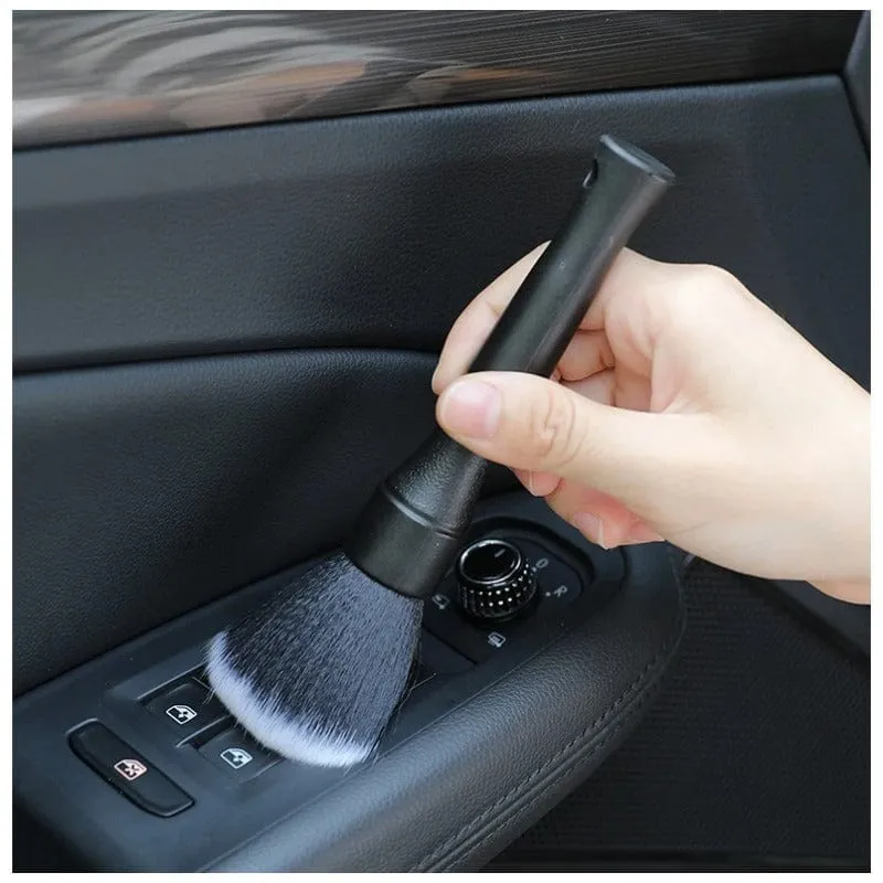 1pc Auto Reinigung Pinsel Faser Super Weiche Detail Pinsel Auto Innen Elektro Staub Entfernung Werkzeug Reinigung Zubehör