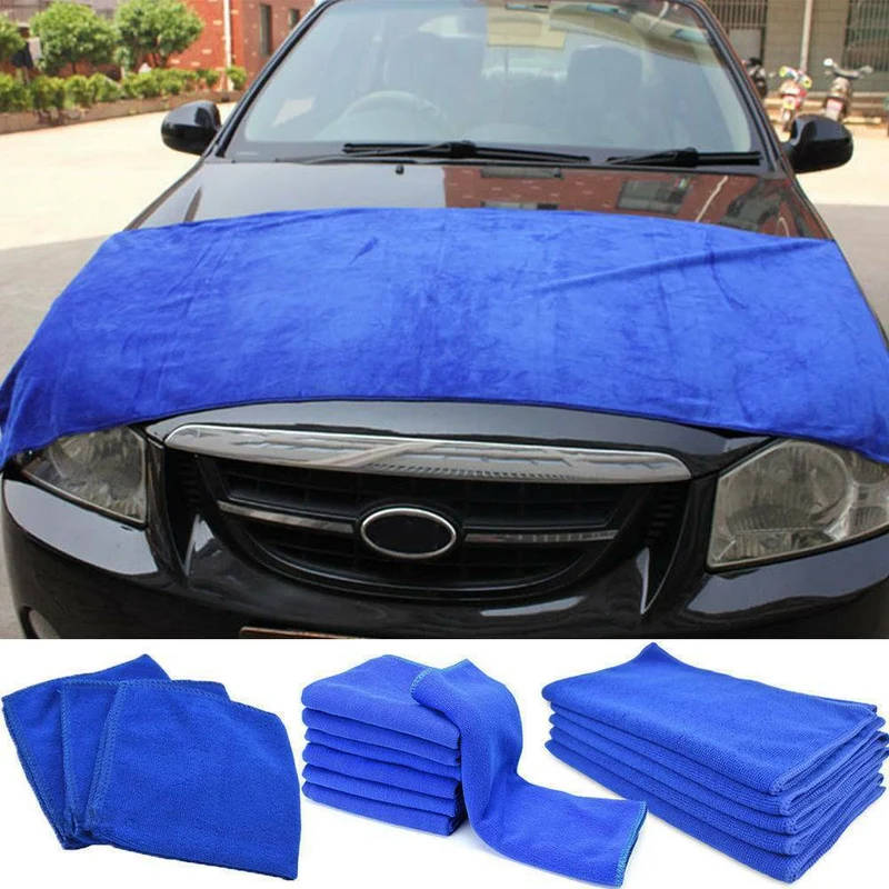 1pc 300GSM Mikrofaser Auto Waschen Handtuch Auto Reinigung Trocknen Tuch Säumen Auto Pflege Tuch Detaillierung Auto Waschen Handtuch