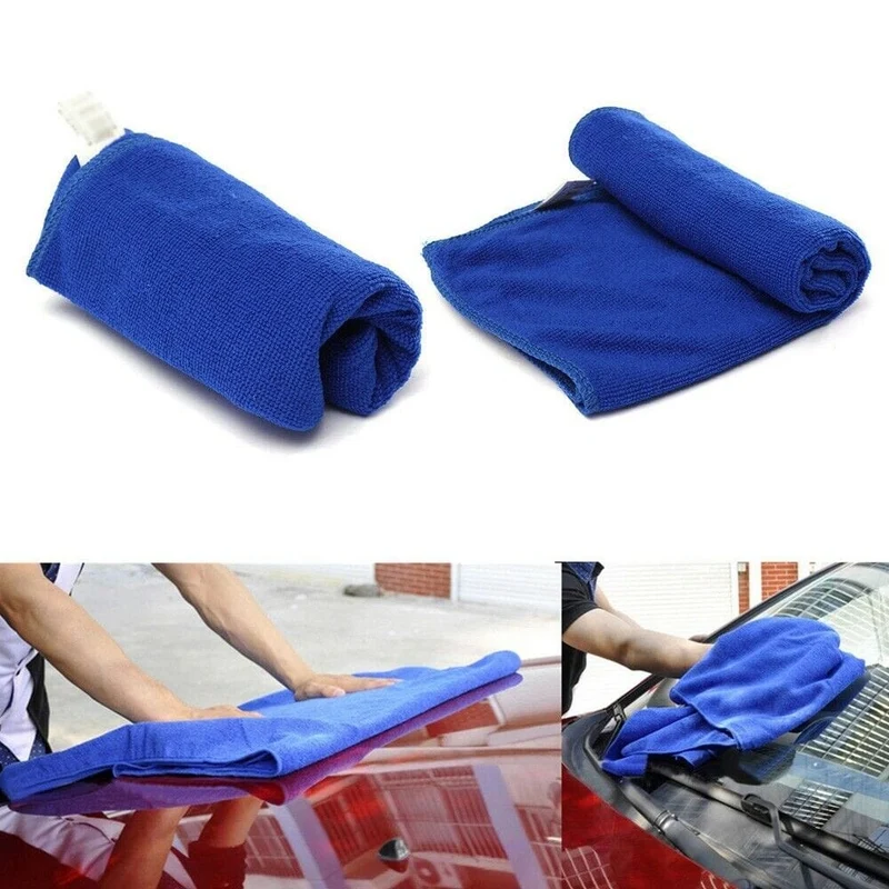 1pc 300GSM Mikrofaser Auto Waschen Handtuch Auto Reinigung Trocknen Tuch Säumen Auto Pflege Tuch Detaillierung Auto Waschen Handtuch