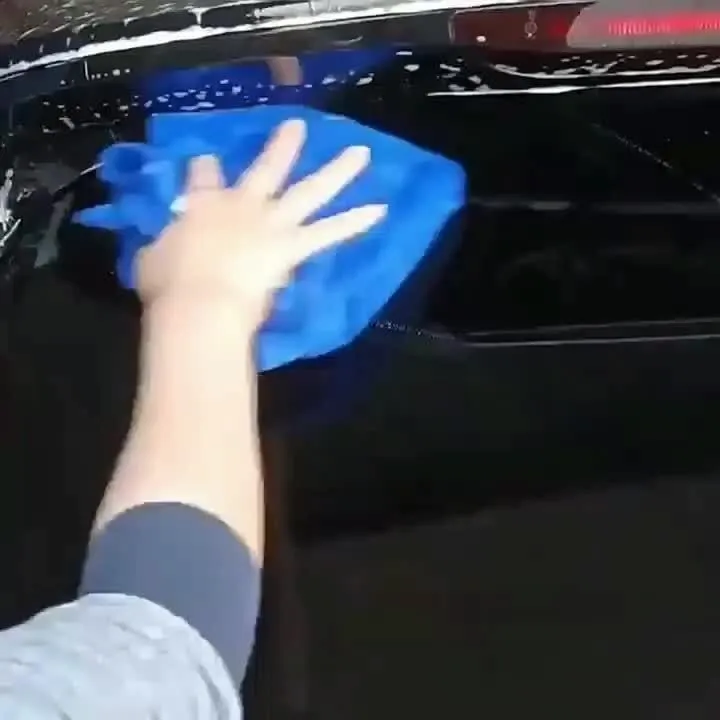 1pc 300GSM Mikrofaser Auto Waschen Handtuch Auto Reinigung Trocknen Tuch Säumen Auto Pflege Tuch Detaillierung Auto Waschen Handtuch
